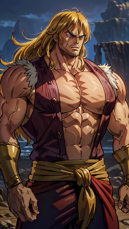 (thundarr), (extremely detailed CG unit 8k wallpaper),(master part), (best quality), (ultra detail), (best illustration),(One Piece Style), cowboy shot, (Sharp eyeliner, ombre, detailed eyes:1),
pirates of the caribbean background, break , upper body