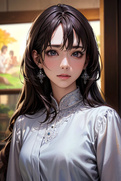 ((Highest quality)),(超High resolution),(Very detailed),(Detailed Description),((The best CG)),(masterpiece),Ultra-detailed art、(Highest quality、8k、32K、masterpiece)、(Realistic)、(Realistic:1.2)、(High resolution)、Very detailed、Very beautiful face and eyes、1 female、((:1.3))、Tight waist、Delicate body、(Highest quality、Attention to detail、Rich skin detail)、(Highest quality、8k、Oil paints:1.2)、Very detailed、(Realistic、Realistic:1.37)、Bright colors、