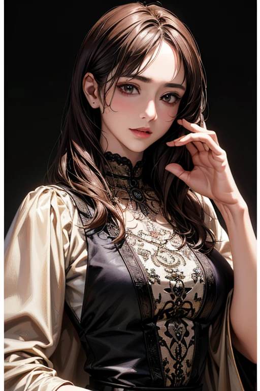 ((Highest quality)),(超High resolution),(Very detailed),(Detailed Description),((The best CG)),(masterpiece),Ultra-detailed art、(Highest quality、8k、32K、masterpiece)、(Realistic)、(Realistic:1.2)、(High resolution)、Very detailed、Very beautiful face and eyes、1 female、((:1.3))、Tight waist、Delicate body、(Highest quality、Attention to detail、Rich skin detail)、(Highest quality、8k、Oil paints:1.2)、Very detailed、(Realistic、Realistic:1.37)、Bright colors、