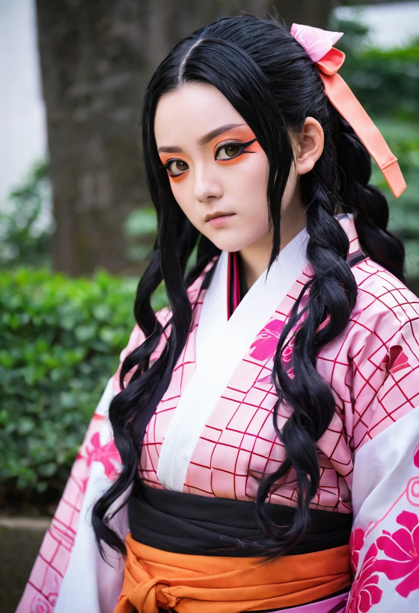Nezuko Kimetsu no Yaiba cosplay in Tokyo
