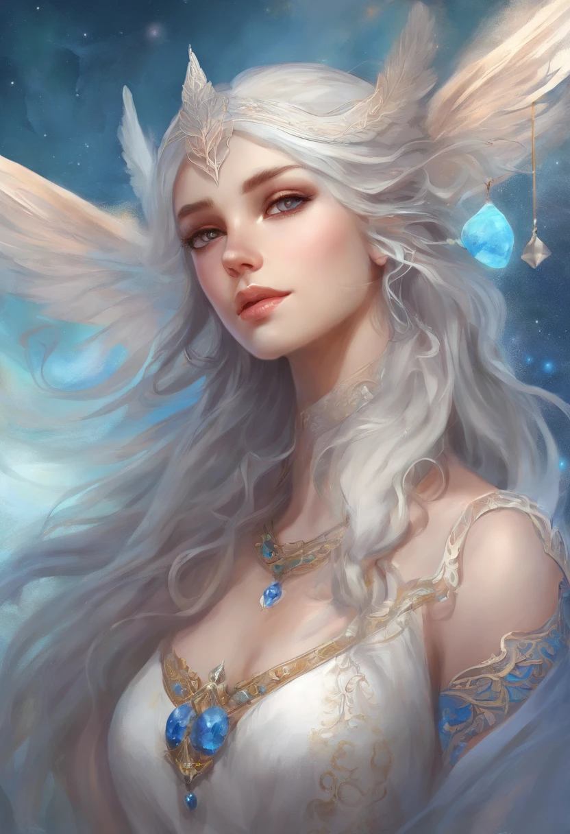 One girl, Ash grey hair color, Pointed Ears, blue eyes, Garment Lift, alone, hair ornaments, Hair Clip, Long Hair, Lift up your shirt, Braiding, View your viewers, lips, Lifted it himself, horse, Head to toe full body, belly button, Day,White shirt,