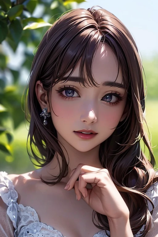 ((Highest quality)),(超High resolution),(Very detailed),(Detailed Description),((The best CG)),(masterpiece),Ultra-detailed art、(Highest quality、8k、32K、masterpiece)、(Realistic)、(Realistic:1.2)、(High resolution)、Very detailed、Very beautiful face and eyes、1 female、((:1.3))、Tight waist、Delicate body、(Highest quality、Attention to detail、Rich skin detail)、(Highest quality、8k、Oil paints:1.2)、Very detailed、(Realistic、Realistic:1.37)、Bright colors、