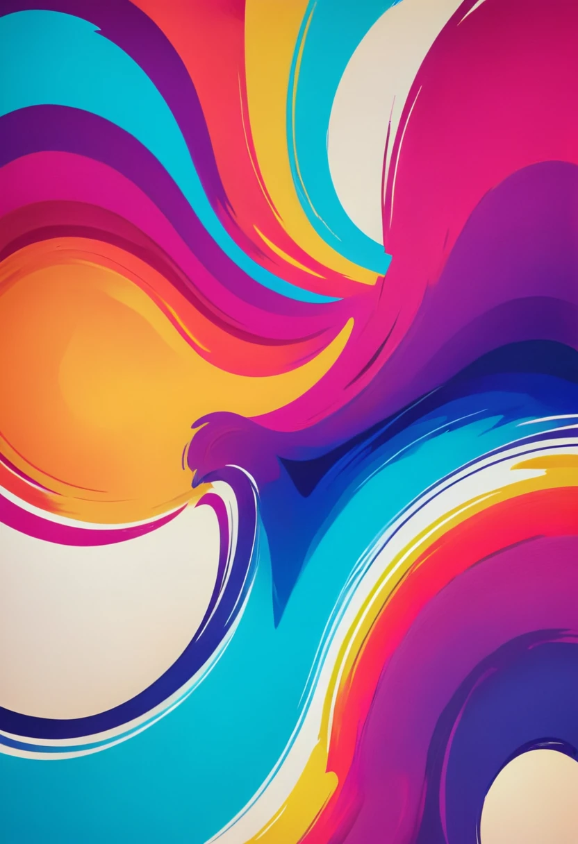 A vibrant banner for Instagram featuring a colorful abstract background with space for text overlay.