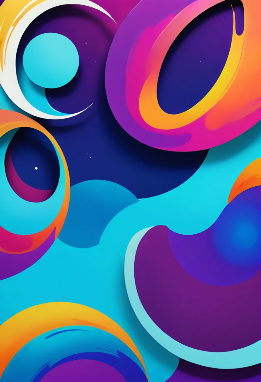 A vibrant banner for Instagram featuring a colorful abstract background with space for text overlay.