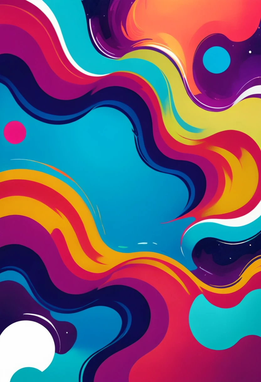 A vibrant banner for Instagram featuring a colorful abstract background with space for text overlay.