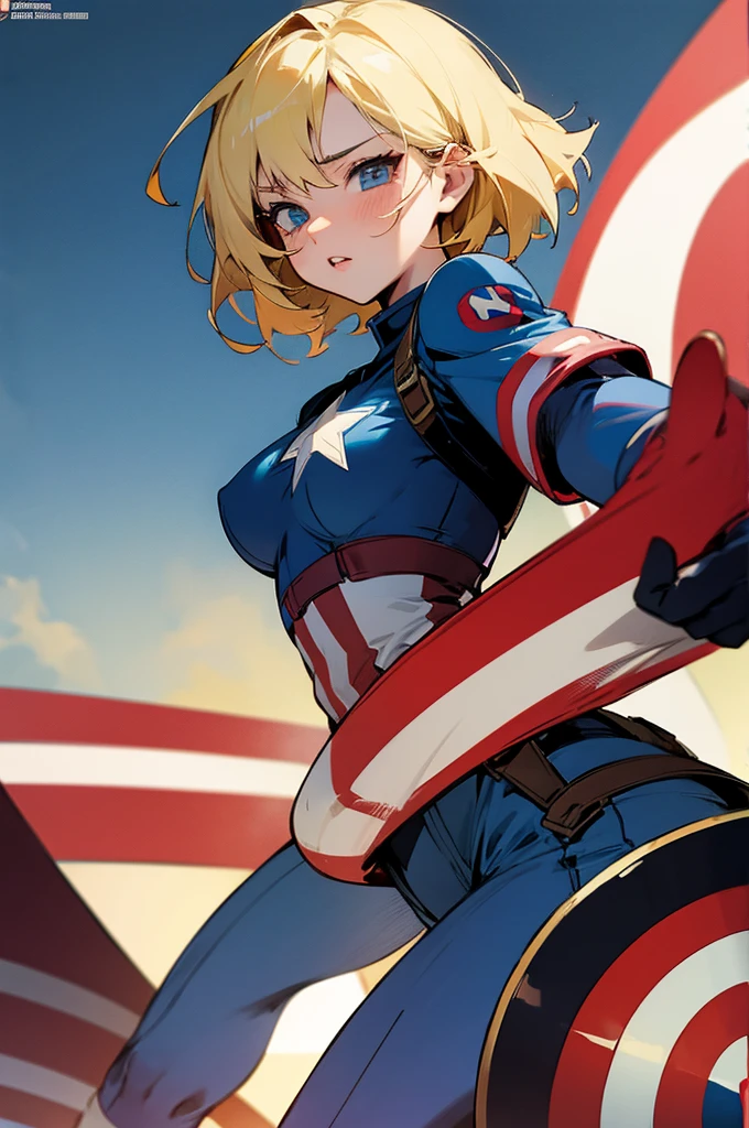 captain america version female anime hentai