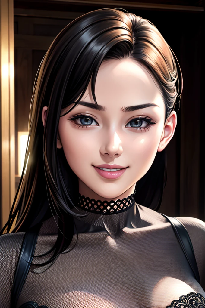 (Browsing Caution), (RAW Photos), (Realistic), (Photorealistic), Ultra-high resolution, masterpiece, Highest quality, Portraiture, facial Portraiture, Perfect lighting, Detailed lighting, Dramatic Shadows, Ray Tracing, Pure Eros Face_v1, Urzan-6500-v1.1, ((smile)), random sexy pose, cowboy shot,