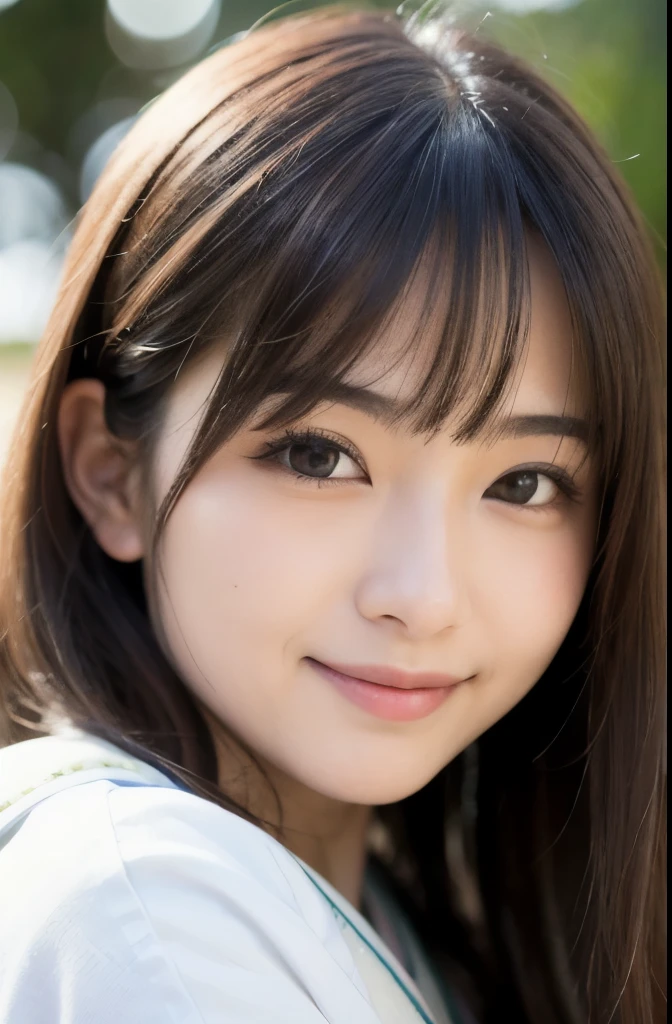 best quality, face focus, soft light, ultra high res, (photorealistic:1.4), RAW photo,(Shinozaki Ai), white skin, kawaii,
1 Japanese girl, solo, cute, smile, (pupil, lights in the eyes),  detailed beautiful face, Medium-sized breasts,(high resolution detail of human skin texture),(long hair),(portrait), upper body, white traditional kimono,