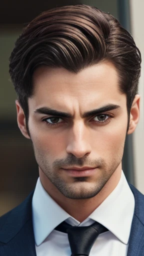 A handsome misnagdim man focus on the face