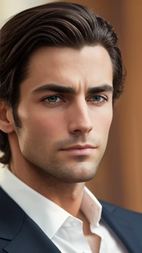 A handsome Mitnagdim man focus on the face