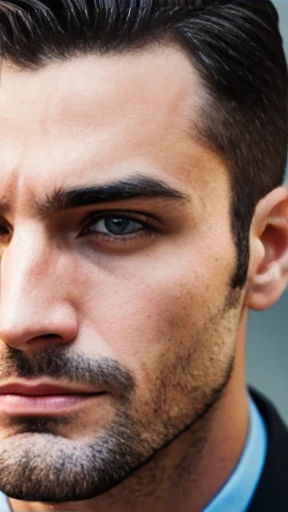A man Mitnagdim focus on the face