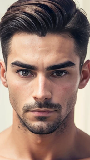 A man Litaim focus on the face
