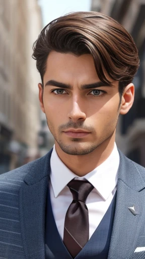 A stylish man Litaim focus on the face