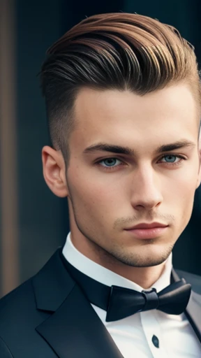 A stylish man Jakub focus on the face