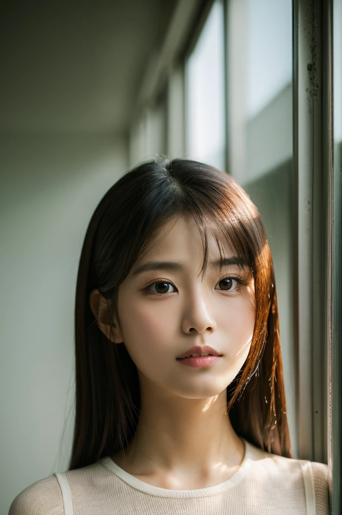 (masterpiece、16k image、High resolution、Highest quality)、alone、One Girl、(Japanese Girls' High school sailor uniform,perfection)、(perfectionな解剖学,Beautiful body、Healthy Body、Beautiful Skin)、sunny day、Black-haired、ponytail、black eye、On the way home、Small Tits:1.5、School Area、artistic.、Beautiful woman、Beautiful body、smile、16 years old