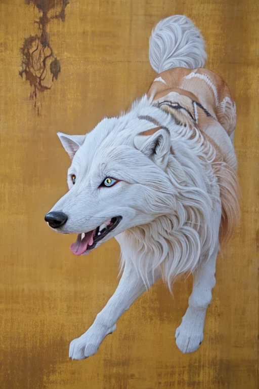 White Big WolfとBlack snakeの戦い、((White Big Wolf)),((Black snake))