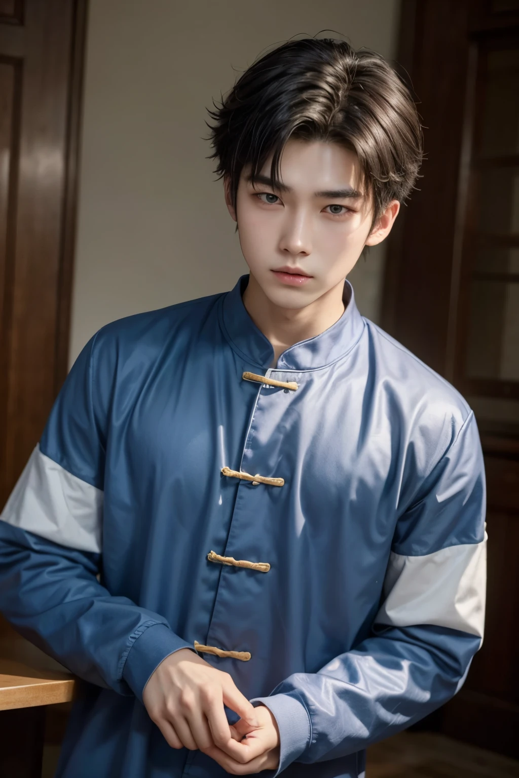 boy, 17 yr old, Cao Cao, fade hair