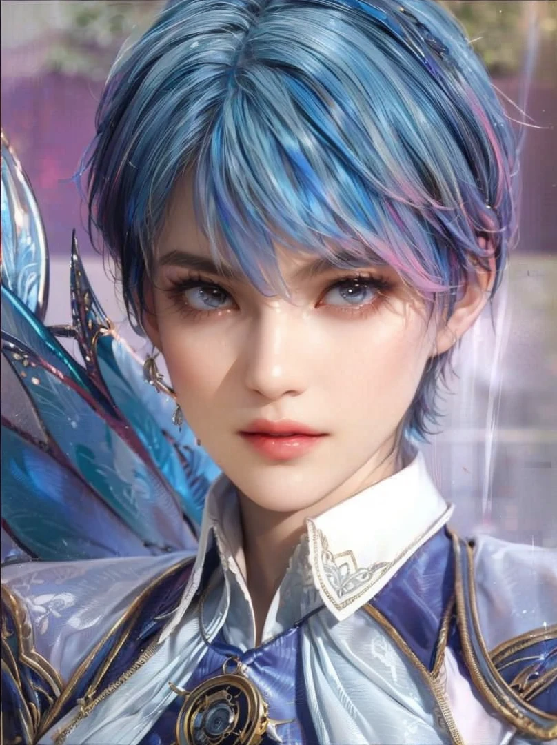 143
(20 year old woman), (surreal), (High level image quality), ((beautiful hairstyle 46)), ((short hair:1.46)), (breasted:1.1), (lipsticks)