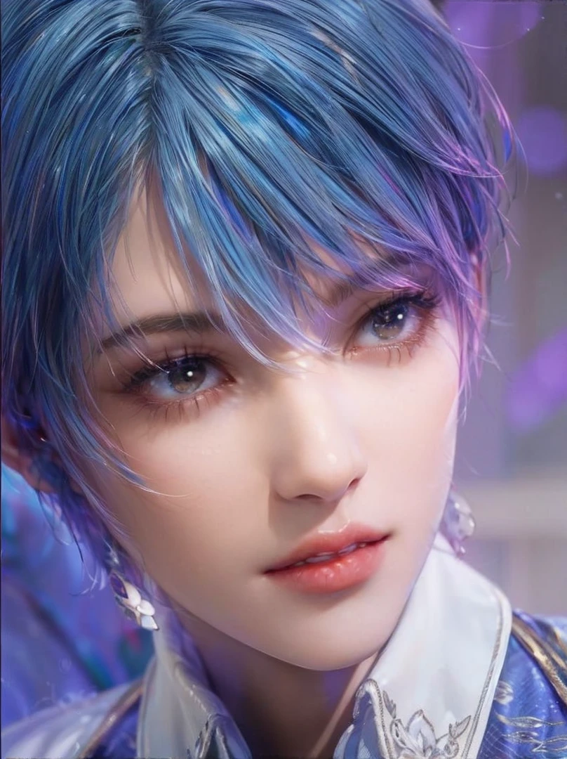 143
(20 year old woman), (surreal), (High level image quality), ((beautiful hairstyle 46)), ((short hair:1.46)), (breasted:1.1), (lipsticks)