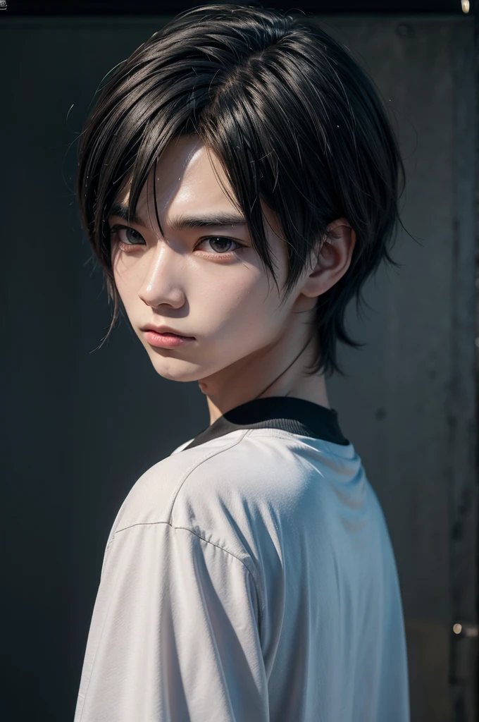 create a 2D character man with an anime touch