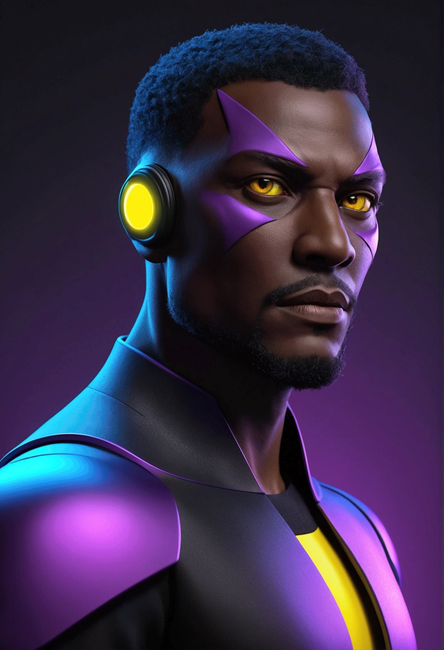 Jimmy Butler, (realistic) (pixar style) (best quality) (detailed skin) (detailed texture) (4k) (cinematic lighting) (red eyes) (monster) --auto --s2