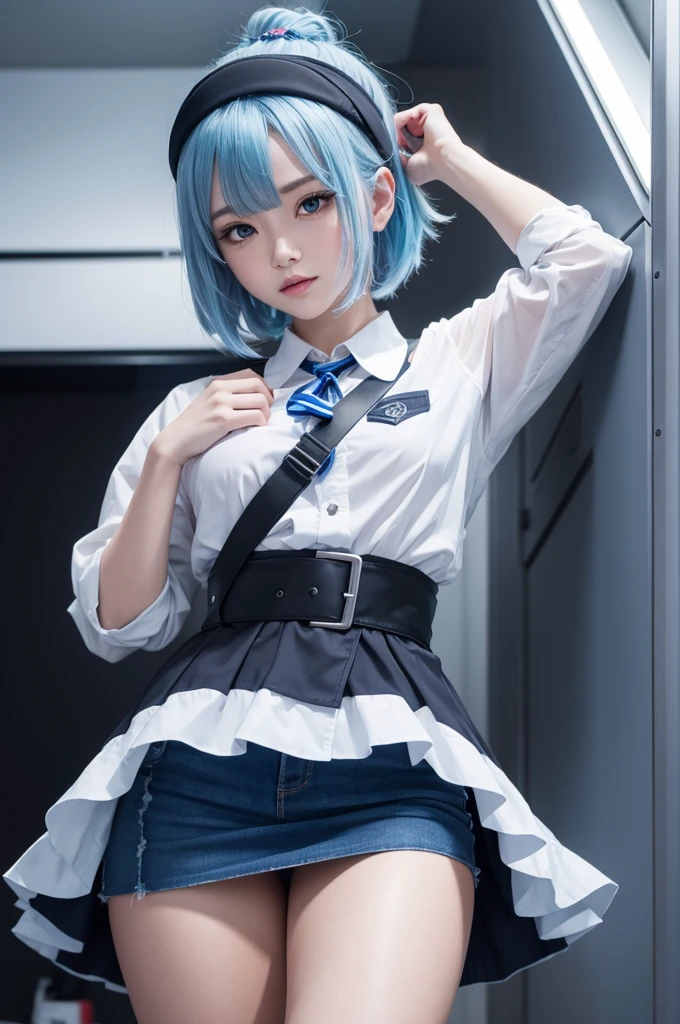 Himiko toga with blue hair