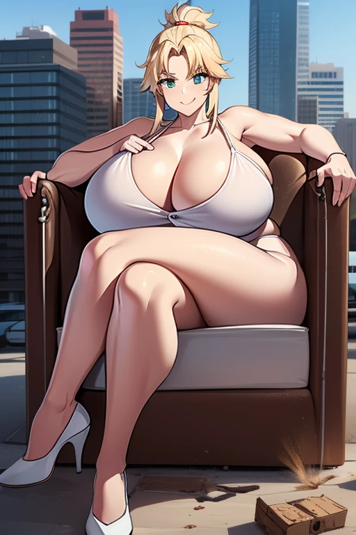 Formidable_offault en una ciudad ofstruida, (GTacro, aerial view, of_above, (asiento ofl edificio), ((rampage)), ((ofstrucción)), ofsnuda, gigantic, crossed legs, (masterpiece), (High resolution), chubby chubby, Best Quality, ((full_body)), Footprints, ((gigantic_breasts)), versus_viewer, broad_shooting, pequeños edificios a lo largo of la parte inferior ofl marco, ABS, suelas empapadas of sangre, manchas of sangre, affected smile, presumed, devastating, Explosion, military vehicle, Mordred, milf