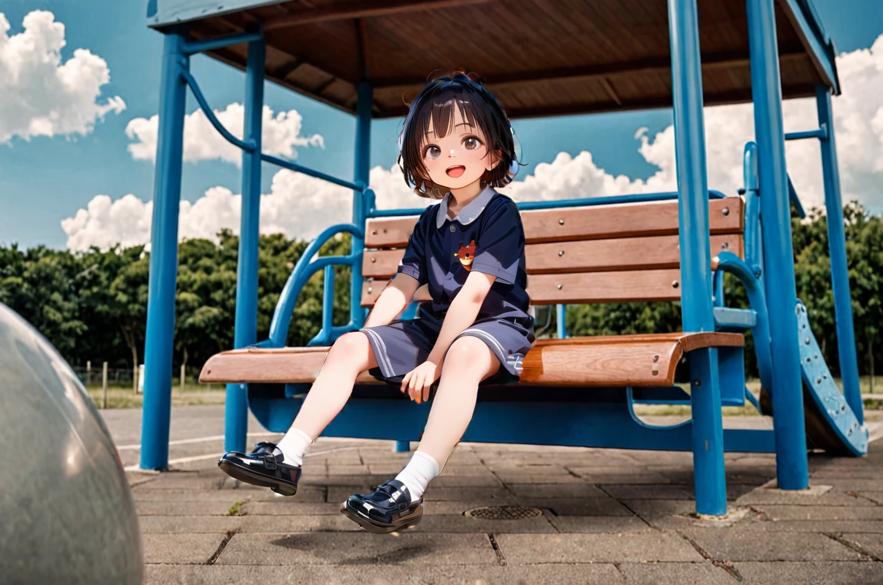 Menina de 8 anos pelada