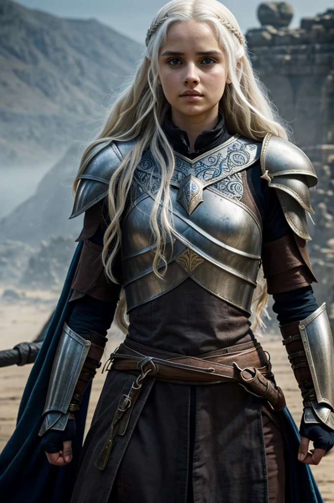 Rhaenyra Targaryen in fighting armor 