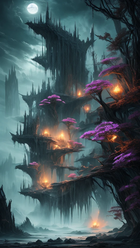 horror-themed ether fantasy concept art of  breathtaking a delicate flower growing in the middle of the desert ColorART, Colorful Alien Skin DonMASKTexXL , masterpiece, Award-winning, Professional, Very detailed, grow, Celestial, ether, Picturesque, amazing, Majestic, Magic, Fantasy art, Cover art, dream-like, Creepy, Anxious, dark, Creepyな, Suspenseful, strict, Very detailed