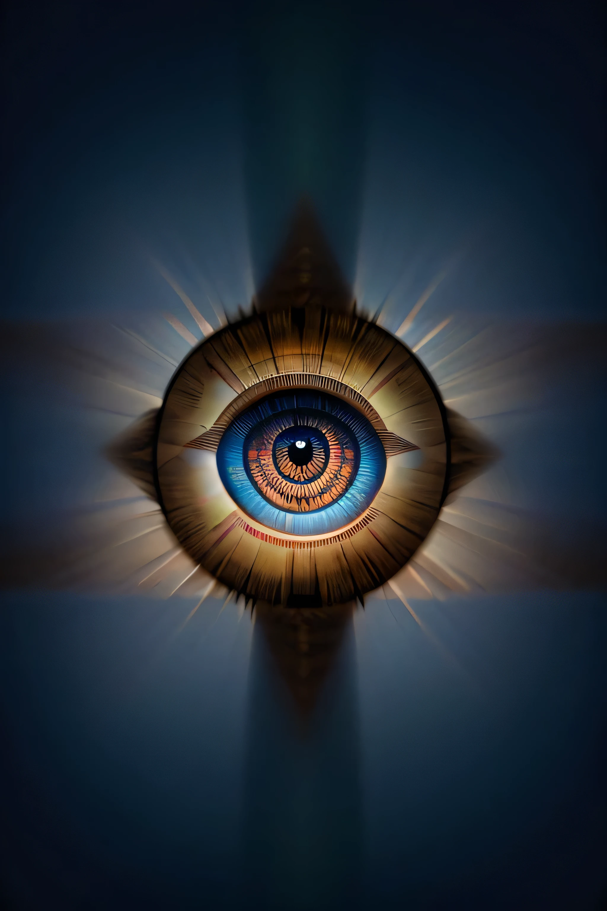 an all-seeing eye