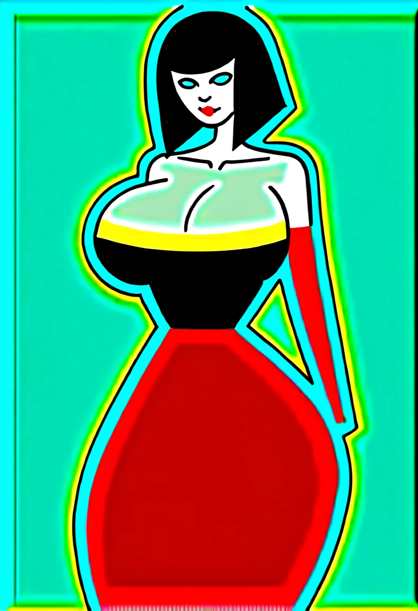 ladylike, elegant, muscular, sassy, high class, chiq, tall, statuesque, full figured, slim, enormous hips, massive booty, massive breasts, massive hips, wide hips, massive thighs, bodybuilder, hourglass figure, rubenesque, voluptuous lower body, gothic setting, black hair, makeup, red lips, lipstick, thick lips, fair skin, pale skin, thin waist, narrow waist, small waist, tiny waist, small midsection, retro, art deco, eyeliner, eyeshadow, long eyelashes, long nails, long claws, vampire, vampiress, jazz age, fangs