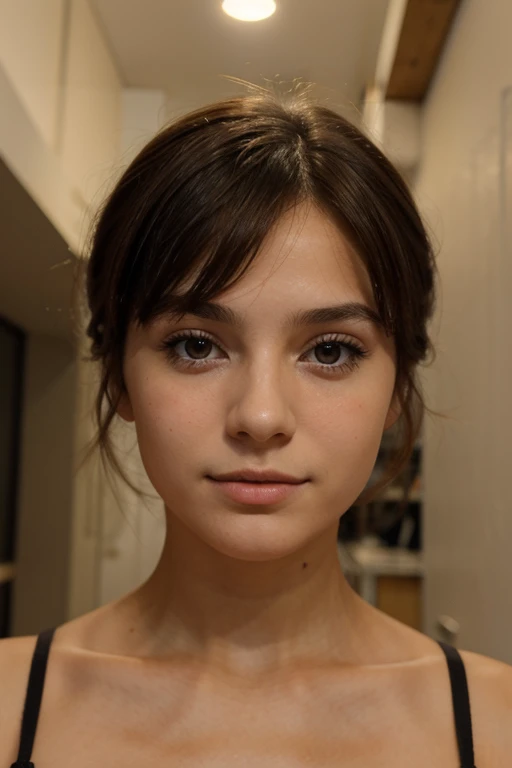 une très belle fille ,brune ,20ans ,visage innocent