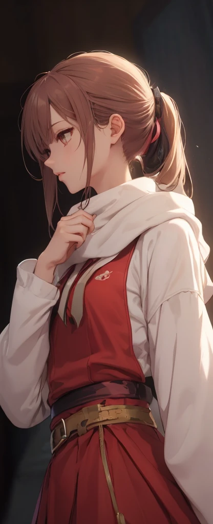 Misaka Mikoto masterpiece), best quality, high resolution  1girl bob cut medium hair standing alone cowl headband profile image looking at viewer beautiful eyes beautiful face extremely detailed pink clothing girly