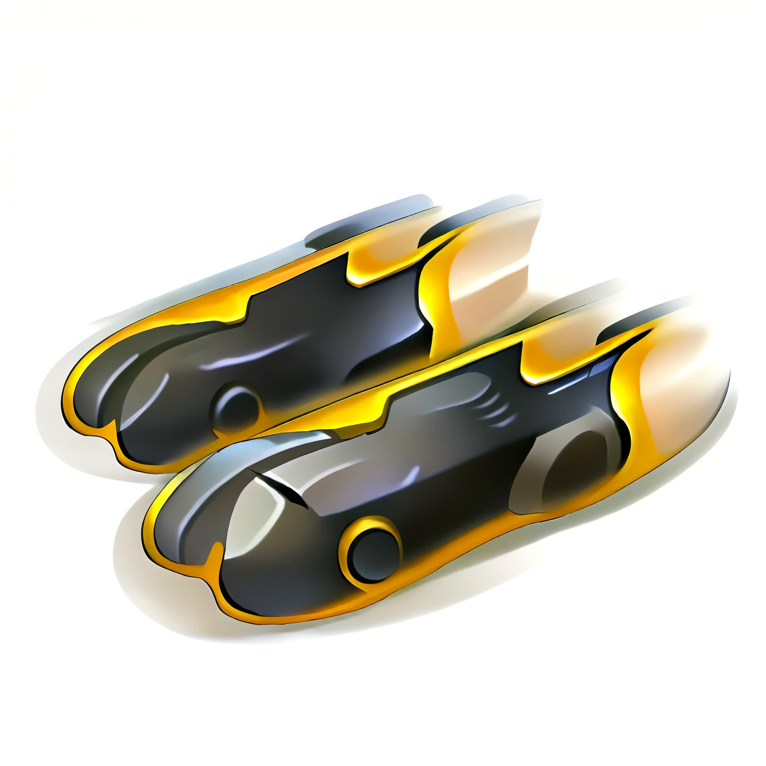  Two Q-version Batmobiles，Handsome black body，