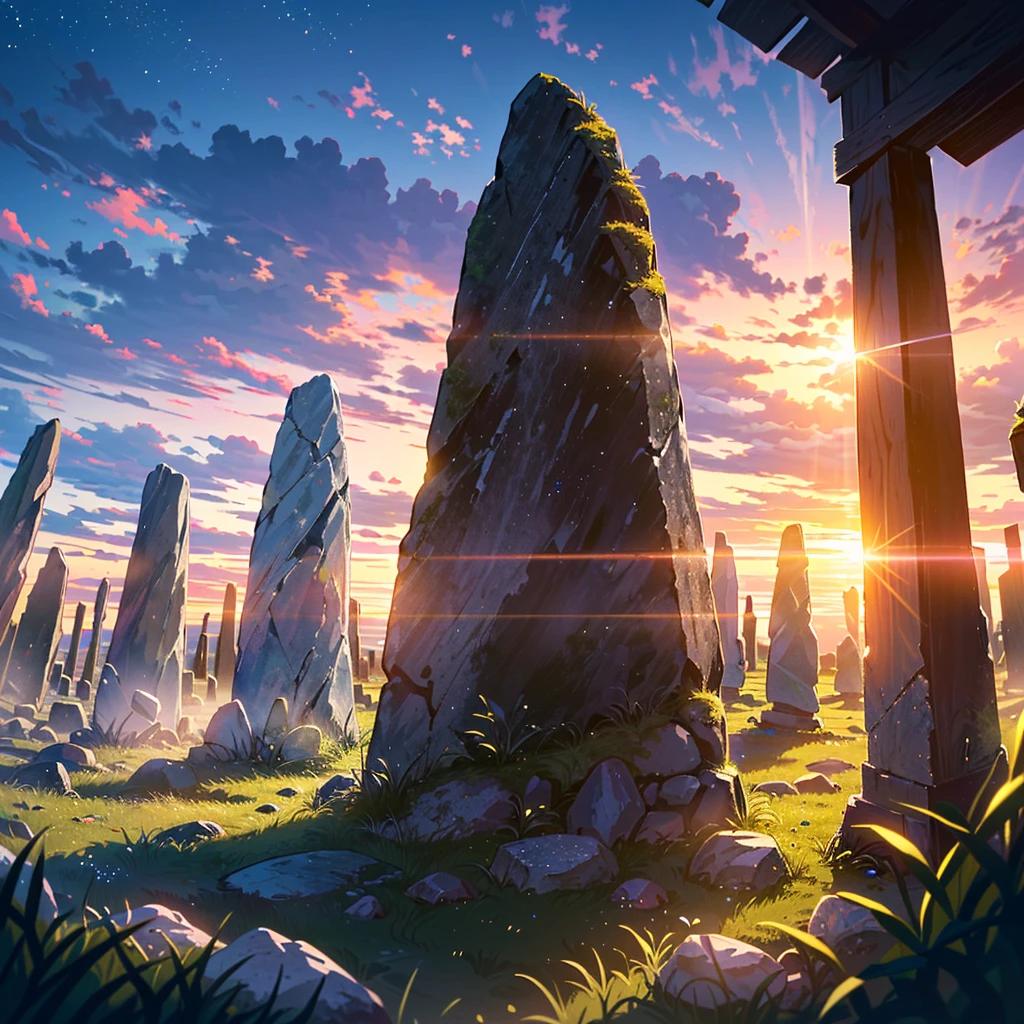 Two girls, (7 years old), (silver hair), (blonde), (very long hair), upper body pickup, (Isle of Lewis, Callanish stone circle, Scottish prehistoric ruins, mysterious A majestic A beautiful landscape, a group of megaliths towering over a vast grassland, astronomically important stones, megaliths arranged in a circle, a towering center of tall stones, a morning of moss-covered stones that have been exposed to the wind and rain for many years since ancient times, and the sun rising over the horizon. , the long shadow of the megalith, the soft morning light illuminating the surface of the stone, the mysterious fog, the outline of the stone becoming blurred, a mysterious atmosphere: 1.2) (Inner voice: 1.3) (Excellent) Quality: 1.2) (Masterpiece: 1.2) (Super Cute: 1.2 ) (Ultra Detail) (Ultra Dynamic Angle) Cute Pose Lovely Face Perfect Hand (Slim: 1.2) (Happy Smiling Canine: 1.2)