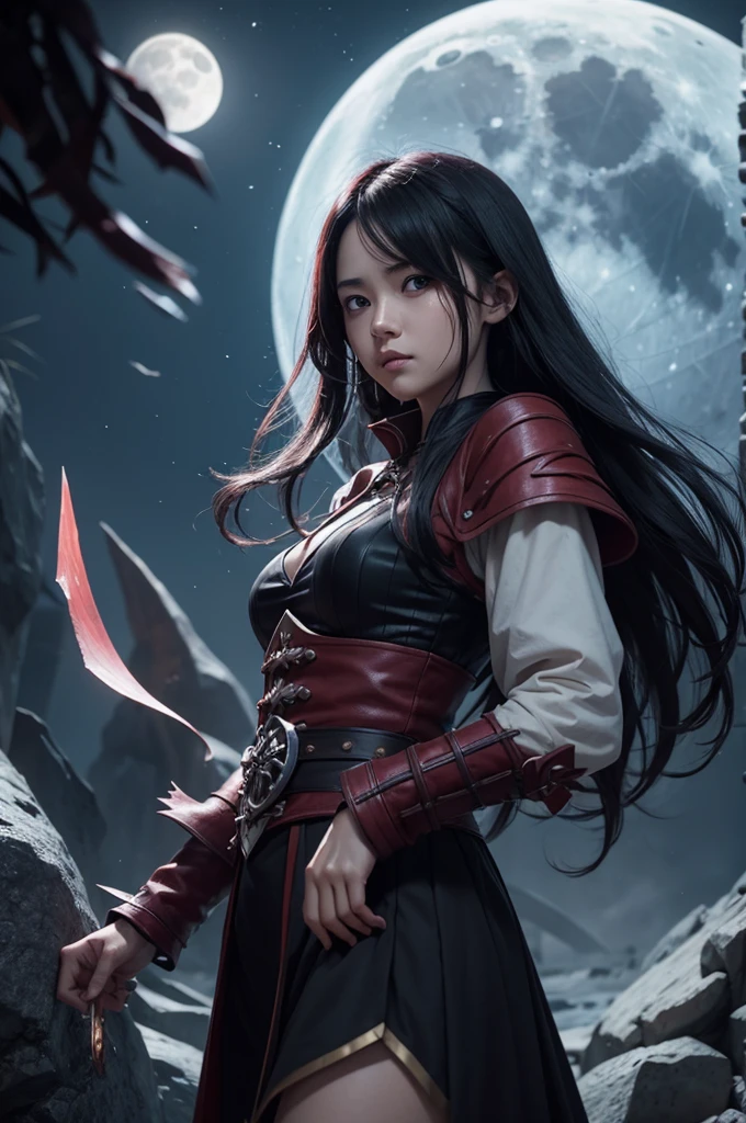 Create a moonbreath user demon slayer character