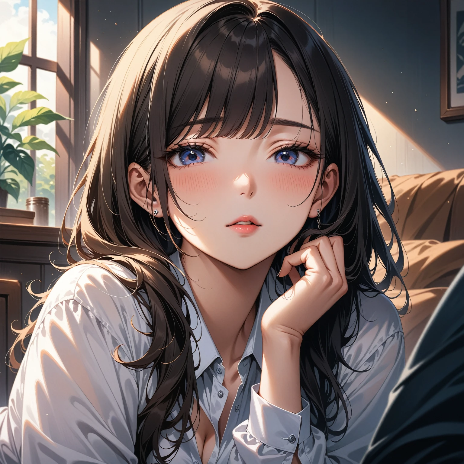 (masterpiece, Highest quality, so beautiful, Super detailed),, 4K,One woman,One of my uncle's teachers ,An empty classroom,mercury, tiara,Sailor Mercury,short hair, Blue Hair, Earrings, blue eyes, , Huge breasts, Cleavage, , Fuller lips, Vivid eyes, , necklace, Night Classroom, , clothes are torn, Being lifted up, Embarrassed expression,blush,Choose large nipples, Huge breasts,Wearing gloves,Wearing knee-high boots,Drooling,Troubled face,Overflowing breast milk,There is a teacher behind him and he is caught.,Penis inserted into vagina from behind,Breasts grabbed from behind,The woman is pushed against the desk in the classroom.,The teacher behind me is looking