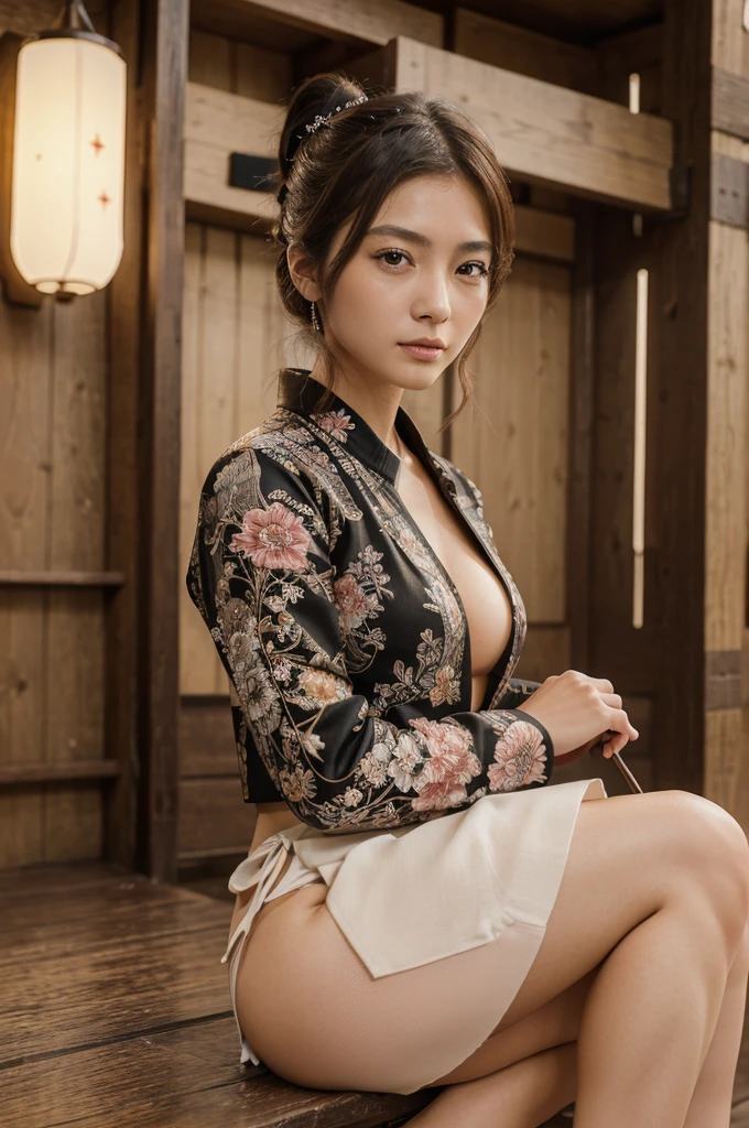 ((best quality)), ((masterpiece)), (detailed), keqing (genshin impact), perfect face