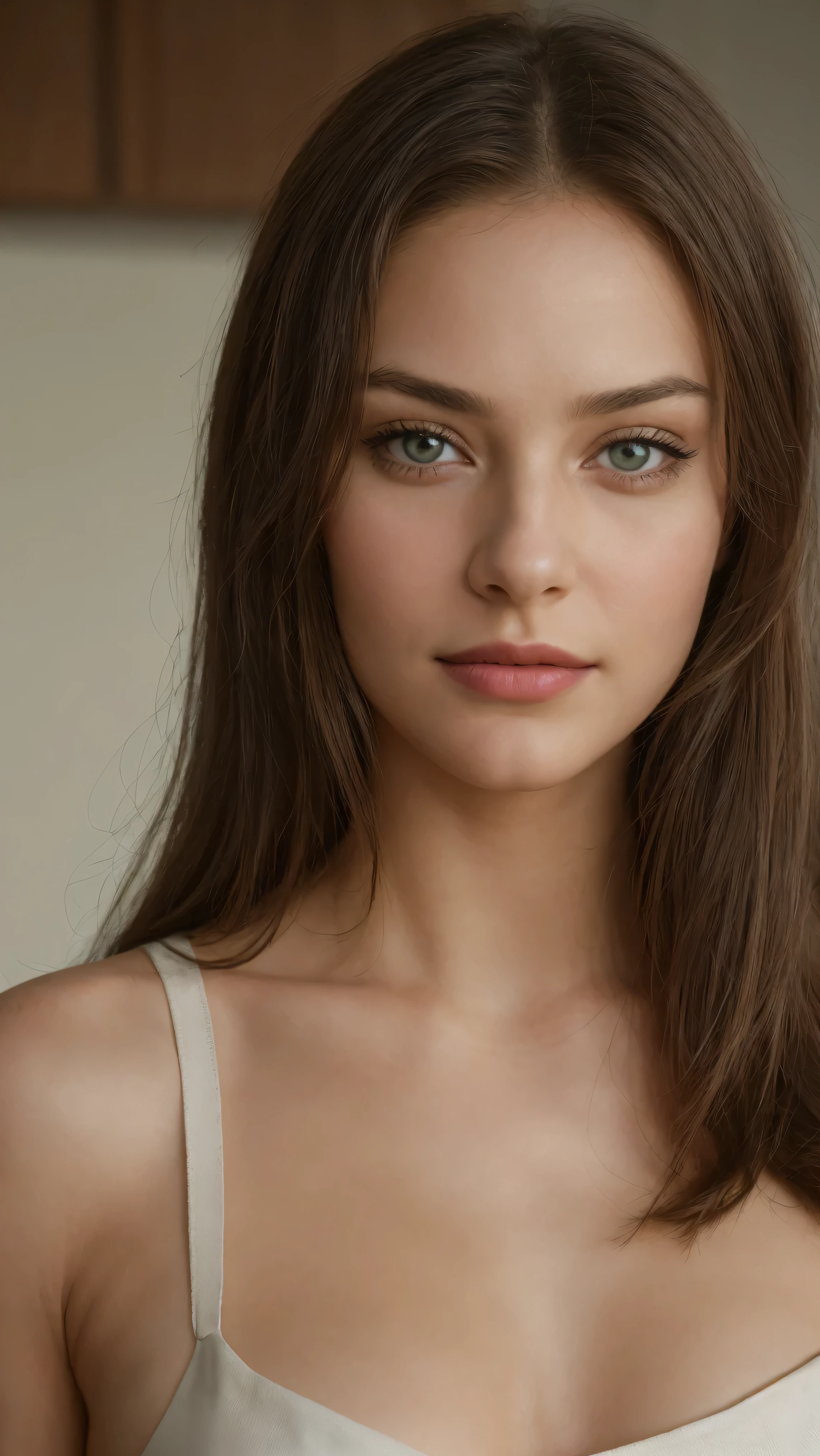 woman, smile, medium neck dress, warm light, shadows, Photograph of a 25 year old woman, (ambivalent facial expression), face looking at camera, full face, portrait, faces are visible more, and the eyes look straight, textured leather cloth, goosebumps, ash mermaid with blond brown long hair, Perfect eyes, realistic skin texture, too much sweat, (ektachrome), Velvia 100 color, shot with Leica T, hips, sharp focus on the subject and face, shot by Peter Lindbergh, bright, realistic look, indian tika on forehead, nose jewelry, African lips, red lipstick, pink slip, big breast, leather bra, leather short, masterpiece, best quality, 5. ((best quality)), ((masterpiece)), ((realistic)), portrait of a young scientists in a lab, (compassionate expression and professionalism:1.2), [caring green eyes], [scrubs and lab equipment], (busy lab environment:1.3), [research setting], (highlighting the dedication to research:1.2), [occupational realism], (8k resolution:1.2), realistic red lipstick, long and brod lips, little smile, realistic skin textures, details of model,