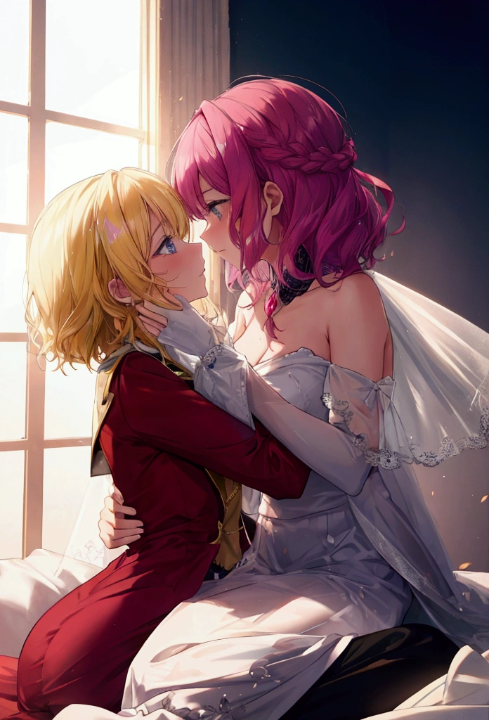 Two women collide