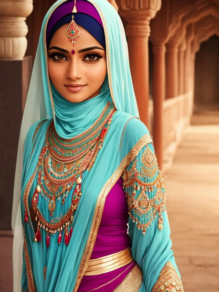 Indian hijab hot