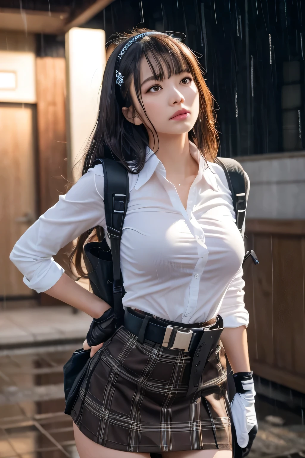 1 female, , high quality, masterpiece, Ultra-high resolution, , Cinema Lighting, , , 1 female, , high quality, masterpiece, Ultra-high resolution, , Cinema Lighting, , , And the suspenders with the cranes flying Moderate breasts Large Breasts Small face Lying in bed Looking up Sweat Thin belt buzzer 脇Sweat Black Hole Gloves suit Garter belt Leg Links Belt on pants holster Hands behind your back Anxious expression Looking up Anxious face Knee-high Knee socks Knee-highソックス Garter belt garter ふとももにGarter belt Checkered mini skirt Headband ribbon Panty shot Skirt gap Armament Leg holster holster Hands behind your back Anxious expression Looking up Anxious face, legs apart Armament Leg holster holster See-through clothing heavy rain Getting wet in the rain