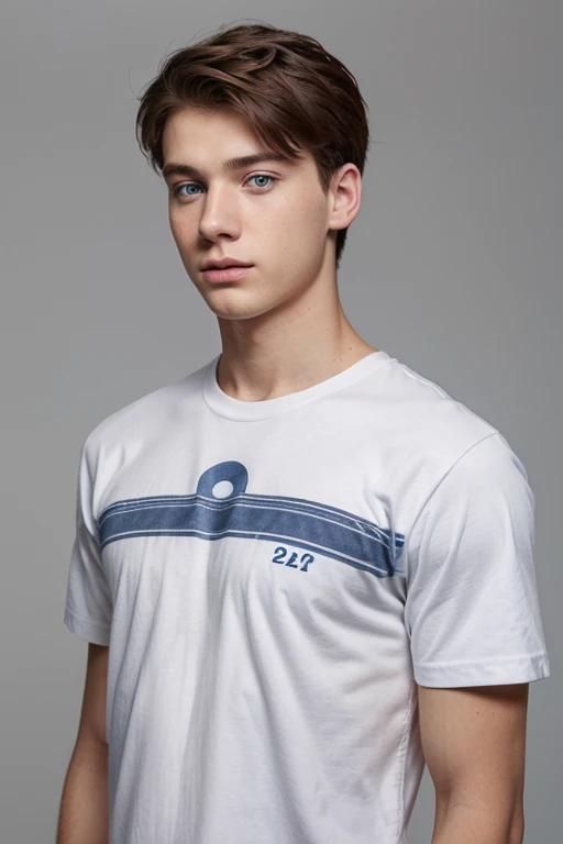 jace norman, sweaty school teen boy, far from camera, shot from below, lower angle shot, confident boy, wet shirt, shirt wet from sweating, sweat stains, some lip hair, wispy mustache, wispy lip hair, (full body), braces, age 13, age 13, wavy tiktok hair, bare feet, wearing long t-shirt with dropped armhole, hands behind head, short fine armpit hair, flexing, veiny arms, cute, tall, arms behind head, short wispy armpit hair showing, lean, not muscular, wispy pubes, teen boy masterpiece, high resolution