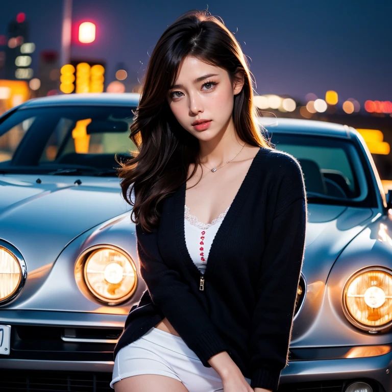 Create a digital influencer in expensive places, at parties and in luxury cars