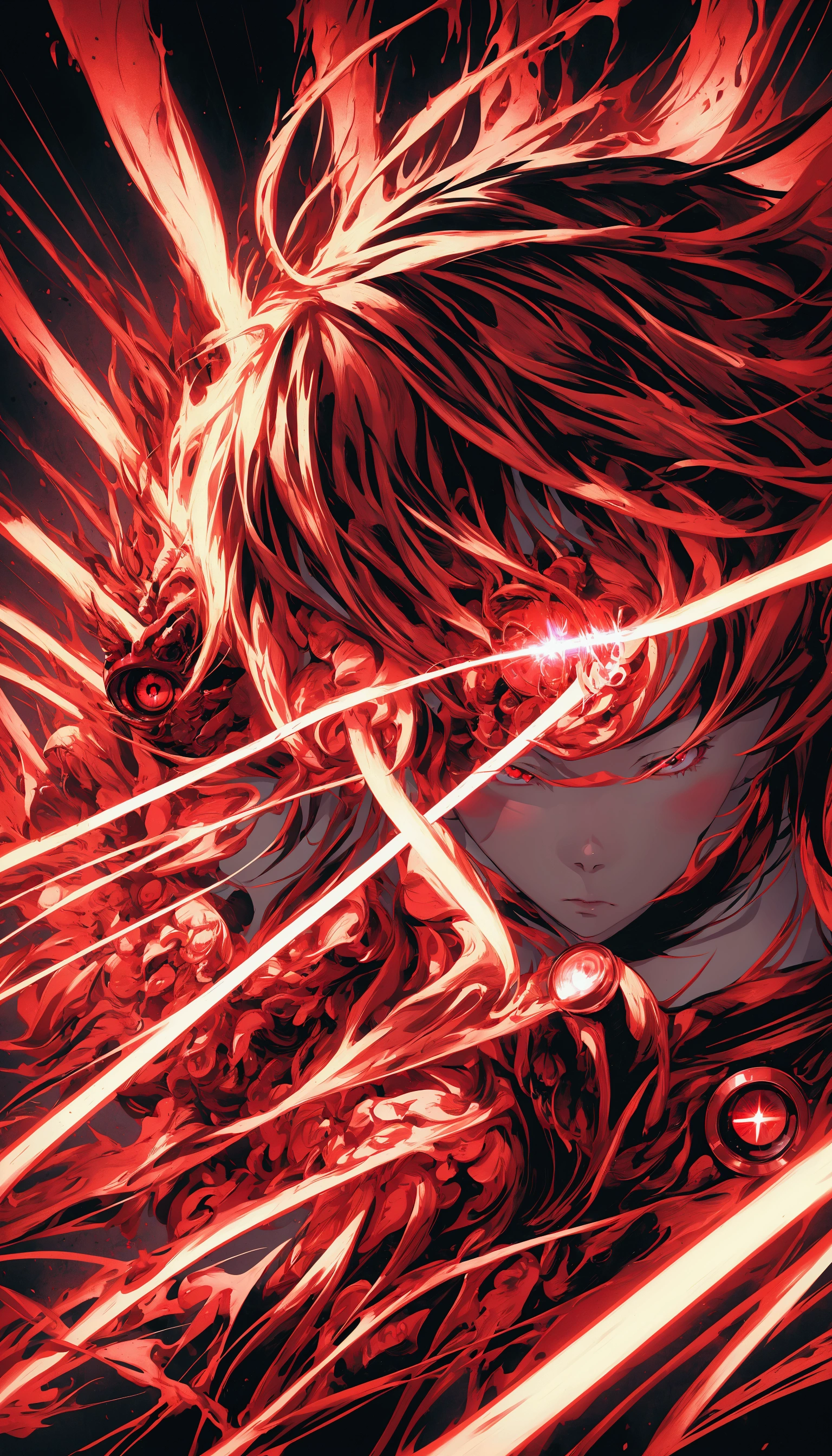 anime, anime, anime art, anime girl red eyes, anime, anime, anime comics, anime, hyper ultra detailed, char aznable album art, glowing red laser eyes, detailed key anime art, his eyes glowing red, beautiful girl, official anime artwork, red lasers, anime key visual”, key anime art, badass anime 8 k, laser eyes