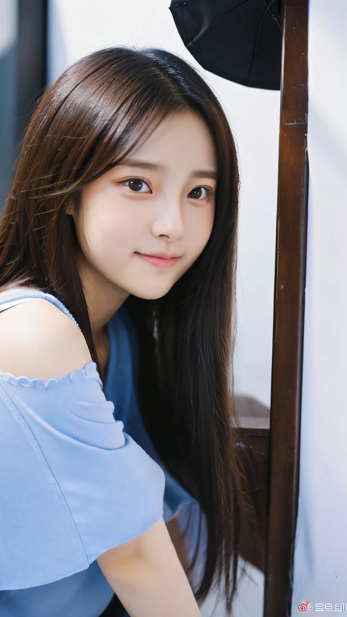 student girl korean cute　face　model studio photo double　