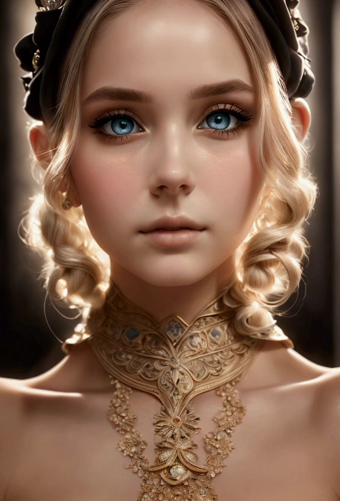 beautiful, masterpiece, Best Quality, ((pretty eyes), (delicate face)), hiqkgbody, animation, 1 girl, the same,, Taking portraits, Looking at the audience, intricate details,, ((Strong contrast between light and dark.)),, (5 fingers, good hand shape, 1.5)),