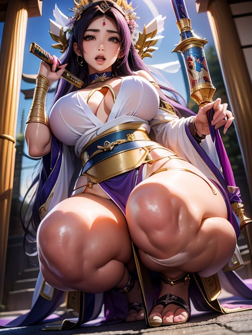 Perfect face, Japanese Goddess, 20-year-old,(((Erotic expressions)))Close-up of a woman in a bikini posing with a sword, Anime Goddess, extremely detailed ArtJam, Enchanting anime girl, Beautiful and attractive anime woman, Japanese Goddess, thick, Beautiful Fantasy Empress, ig model | ArtJam, Irelia from League of Legends, Trending on cgstation, ArtStation Masterpiece, ((Beautiful Fantasy Empress))