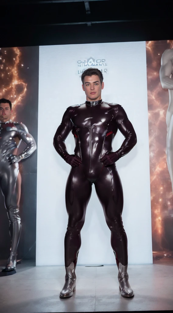 (realistic,hyper-detailed,8k,DC comic superhero,Captain Atom,captainatom),
(silver suit,silversuit),
(red gloves,redgloves),
(red boots,redboots) , unrealistic wide hips , unrealistic wide hips , plump hips ,  snatched waist , stiff nipples ,  nsfw , nsfw , eroticism , (((only boy , only male)))